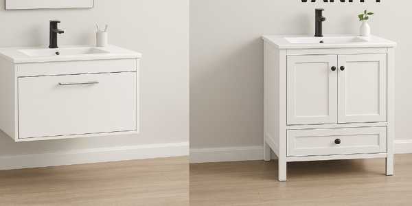 Floating Vanities Vs Floor-Mounted Vanities: Which One To Choose